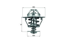 Termostat, chladivo MAHLE TX 77 88D