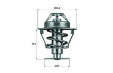 Termostat, chladivo MAHLE TX 81 89D