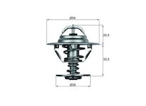 Termostat, chladivo MAHLE ORIGINAL TX 8 88D