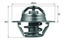 Termostat, chladivo MAHLE ORIGINAL TX 88 82D