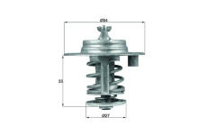 Termostat, chladivo MAHLE TX 95 83D