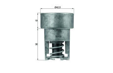 Termostat, chladivo MAHLE ORIGINAL TX 98 82