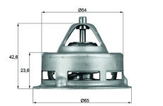 Termostat, chladivo MAHLE TX 2 75