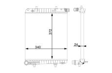 Chladič, chlazení motoru MAHLE ORIGINAL CR 1592 000S