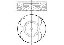 Píst MAHLE ORIGINAL 001 PI 00178 000