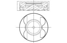 Píst MAHLE 001 PI 00190 000