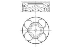 Píst MAHLE 021 PI 00115 002