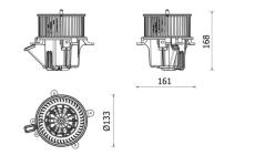 vnitřní ventilátor MAHLE AB 282 000P