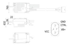 Regulator, ventilator vnutorneho priestoru MAHLE ABR 79 000S