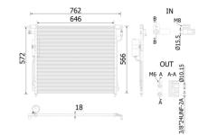 Kondenzátor klimatizácie MAHLE AC 138 000S