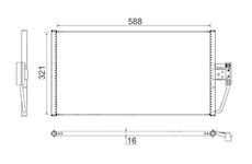 Kondenzátor, klimatizace MAHLE AC 266 000S