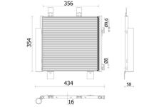 Kondenzátor, klimatizace MAHLE AC 899 000P
