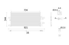 Kondenzátor, klimatizace MAHLE AC 903 000S