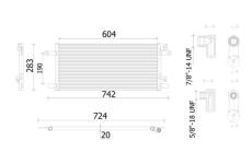 Kondenzátor, klimatizace MAHLE AC 913 000S
