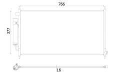 Kondenzátor, klimatizace MAHLE AC 928 000S
