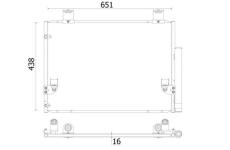 Kondenzátor klimatizácie MAHLE AC 929 000S