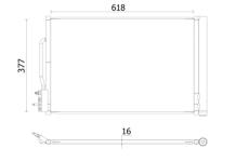 Kondenzátor klimatizácie MAHLE AC 955 000S