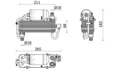 Kondenzátor klimatizácie MAHLE AC 960 000P