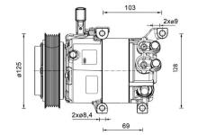 Kompresor, klimatizace MAHLE ACP 1458 000P