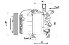 Kompresor, klimatizace MAHLE ACP 1459 000P