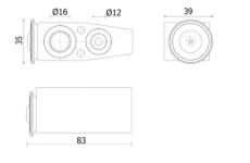 Expanzní ventil, klimatizace MAHLE AVE 142 000P