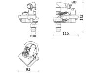 Magnetický ventil, klimatizace MAHLE AVS 8 000P