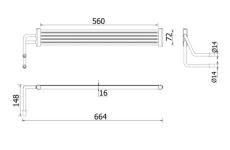 Chladič oleja riadenia MAHLE CLC 97 000P