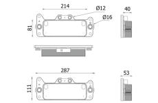 Chladič oleje, automatická převodovka MAHLE CLC 222 000P
