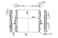 Chladič, chlazení motoru MAHLE CR 1905 000S