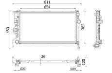 Chladič motora MAHLE CR 2334 000P