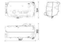 Vyrovnávací nádoba, chladicí kapalina MAHLE CRT 97 000P