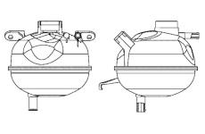 Vyrovnávací nádoba, chladicí kapalina MAHLE CRT 7 000S