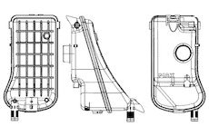 Vyrovnávací nádoba, chladicí kapalina MAHLE CRT 11 000S
