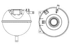 Vyrovnávací nádoba, chladicí kapalina MAHLE CRT 23 000S