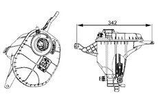 Vyrovnávací nádoba, chladicí kapalina MAHLE CRT 29 001S