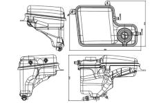 Vyrovnávací nádoba, chladicí kapalina MAHLE CRT 203 000S