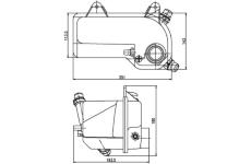 Vyrovnávací nádoba, chladicí kapalina MAHLE ORIGINAL CRT 204 000S