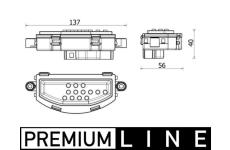 Regulator, ventilator vnutorneho priestoru MAHLE ABR 158 000P