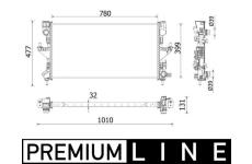 Chladič, chlazení motoru MAHLE CR 932 000P