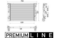 Chladič, chlazení motoru MAHLE CR 2199 000P