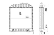 Chladič, chlazení motoru MAHLE CR 2281 000S