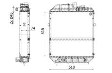 Chladič, chlazení motoru MAHLE CR 2282 000S
