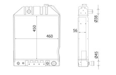 Chladič, chlazení motoru MAHLE CR 2283 000S