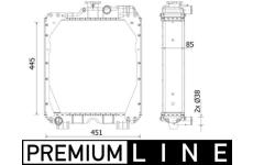 Chladič motora MAHLE CR 2288 000P