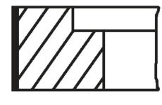Sada pistnich krouzku MAHLE ORIGINAL 034 75 V0