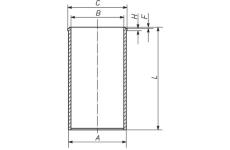 Válcové pouzdro MAHLE 029 WV 20 00