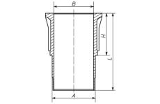 Vložený válec MAHLE 279 WN 01 00