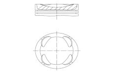 Píst MAHLE 503 PI 00110 000