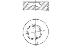 Píst MAHLE 607 82 01