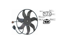 Ventilátor chladenia motora MAHLE CFF 187 001S